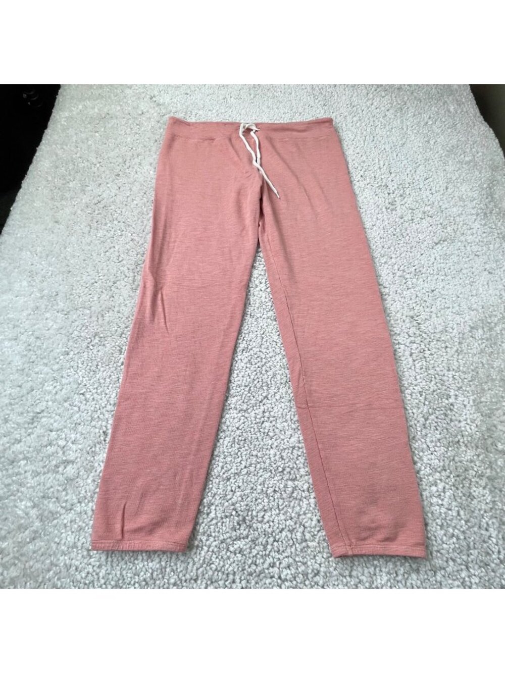 Monrow Supersoft Vintage Sweatpant Heathered Orange Womens Large